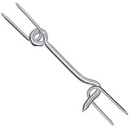 Stanley 122200 Gate Hook with Staples 5 in. Zinc Plated 1042696